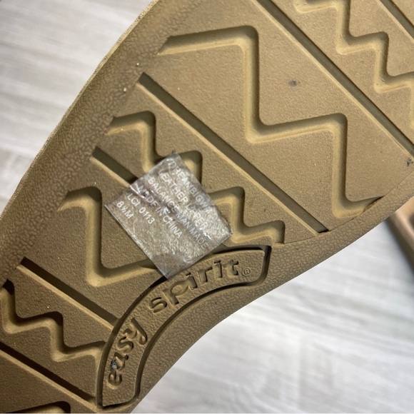 Easy Spirit Dream Big Bronze Leather Slip On Confort Sandals Women’s size 8.5 - Picture 10 of 14